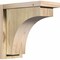 Ekena Millwork Huntington Rough Sawn Corbel w/Backplate, Douglas Fir, 6"W x 12"D x 12"H COR06X12X12HUN01RDF - alternate 1